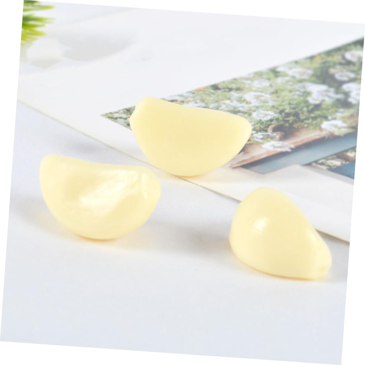 12 Pieces Artificial Garlic Clove Decor Model