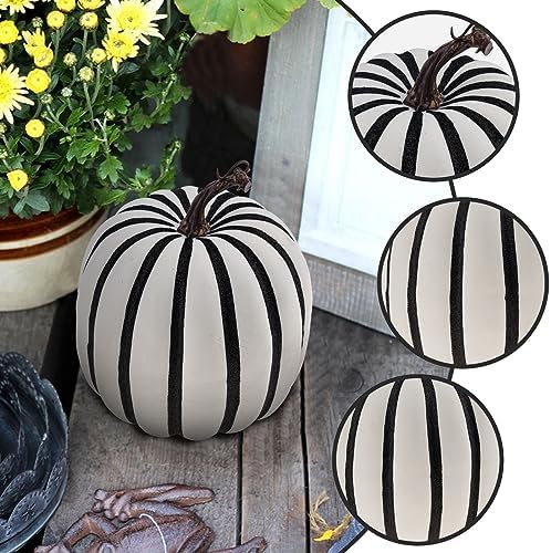 Kepfire 7 Inch Extra Large Artificial Foam Pumpkin White
