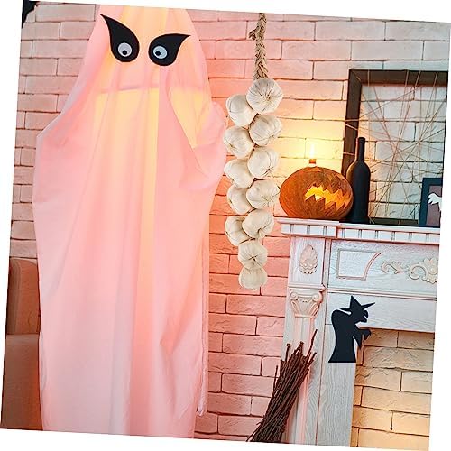 BESPORTBLE Halloween Garlic Artificial Vegetable Hanging String Props