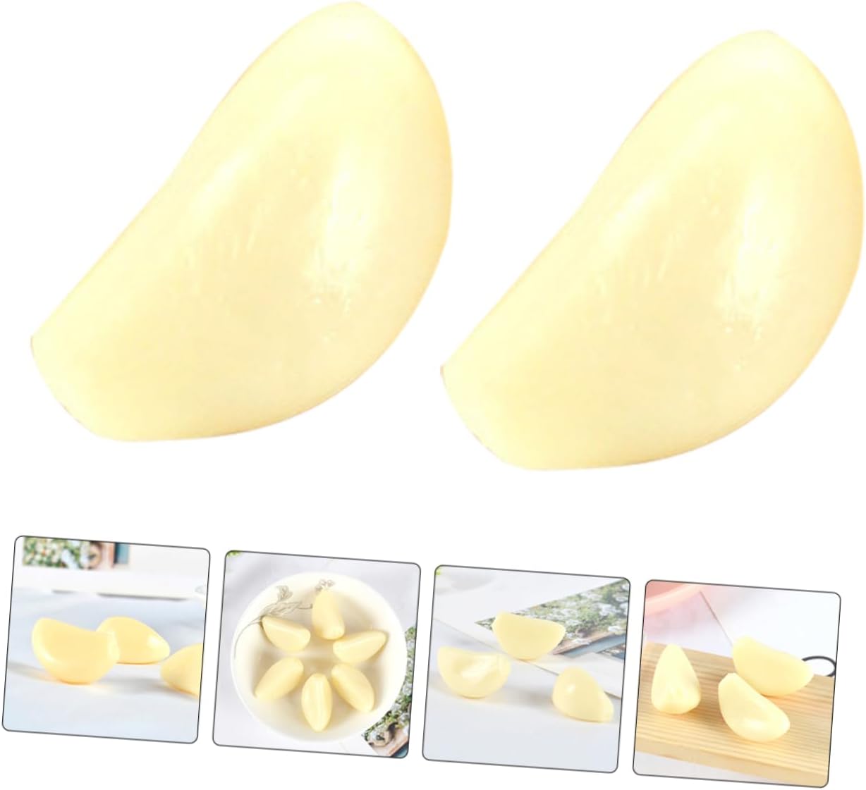 12 Pieces Artificial Garlic Clove Decor Model