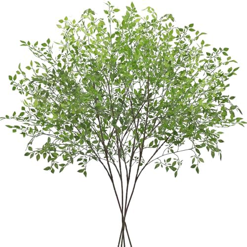 CEWOR 4pcs Artificial Greenery Branches for Tall Vase Decor