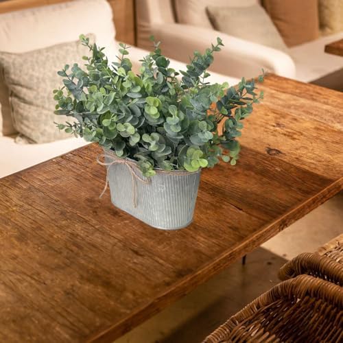 Hopeme Artificial Eucalyptus Leaves Table Centerpiece
