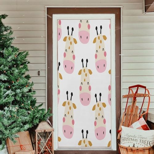 Susiyo Cute Animals Halloween Door Cover 32x79 in