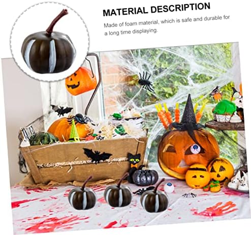 PRETYZOOM 20pcs Mini Artificial Pumpkins for Halloween Decorations