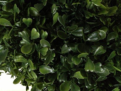 Two 4 Foot Artificial Boxwood Spiral Topiary Trees