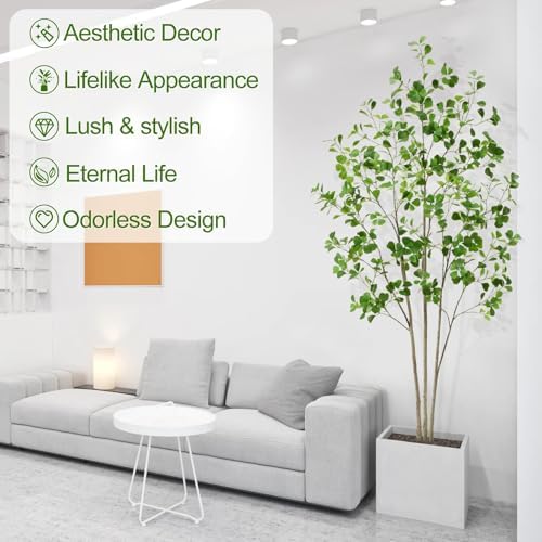 Keeplush 6ft Artificial Ficus Tree with Heart-Shaped Leaves