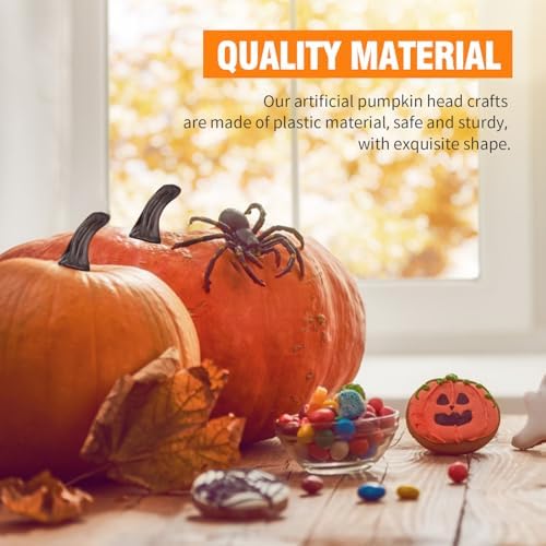 24PCS Fake Pumpkin Stems Halloween Decor