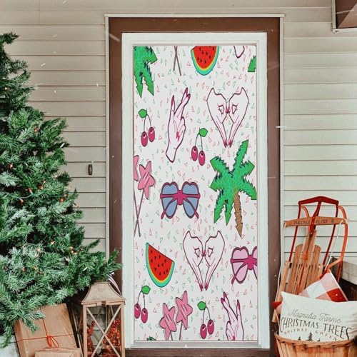 Susiyo Stretchy Door Cover for Festive Home Decor