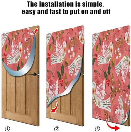 Susiyo Folk Art Birds Halloween Door Cover