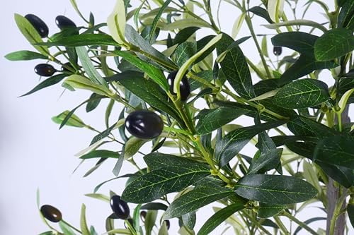 YJH 6ft Artificial Olive Tree with Realistic Fruit
