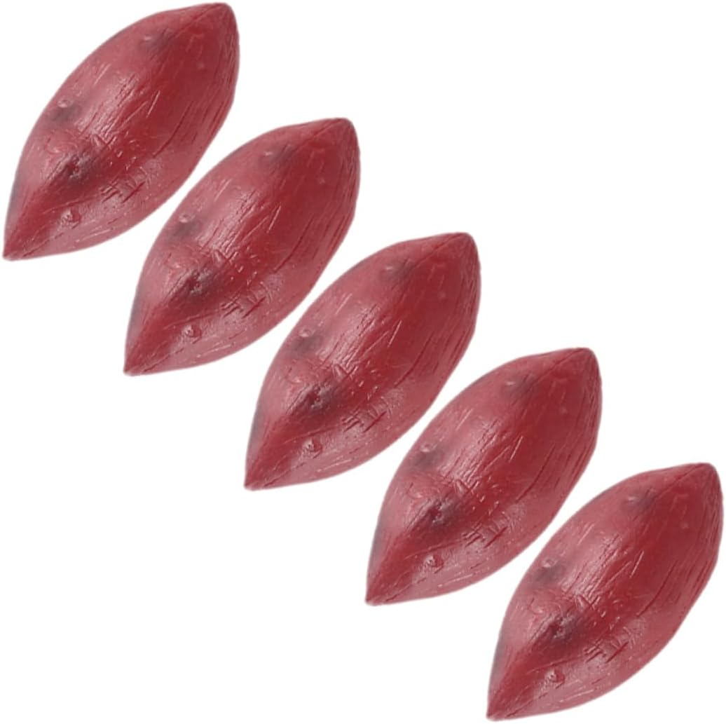 Kisangel 5pcs Lifelike Resin Sweet Potato Artificial Vegetable Decor