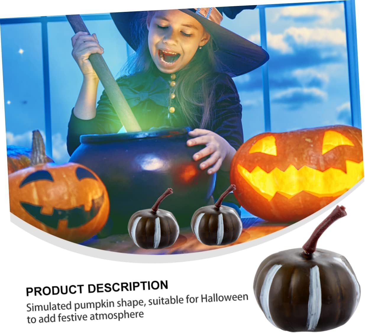 20pc Halloween Fake Carvable Mini Pumpkins for Decor
