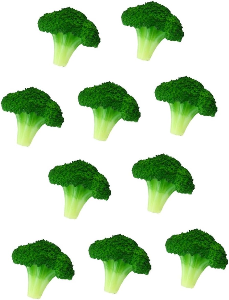 STOBAZA 10pcs Realistic Broccoli Artificial Decor Display Props
