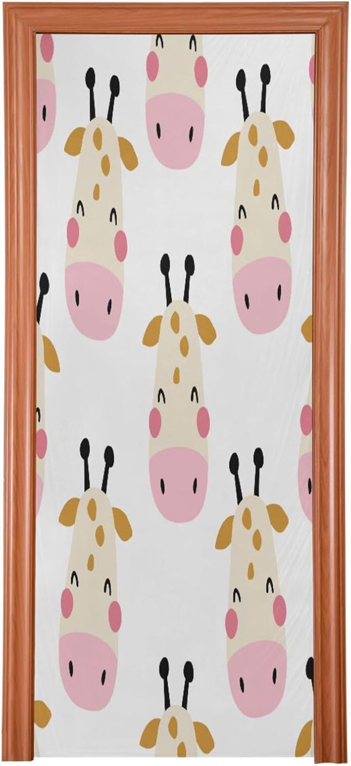 Susiyo Cute Animals Halloween Door Cover 32x79 in