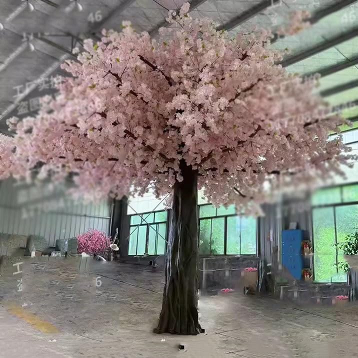 Pink Silk Cherry Blossom Trees Artificial Decor