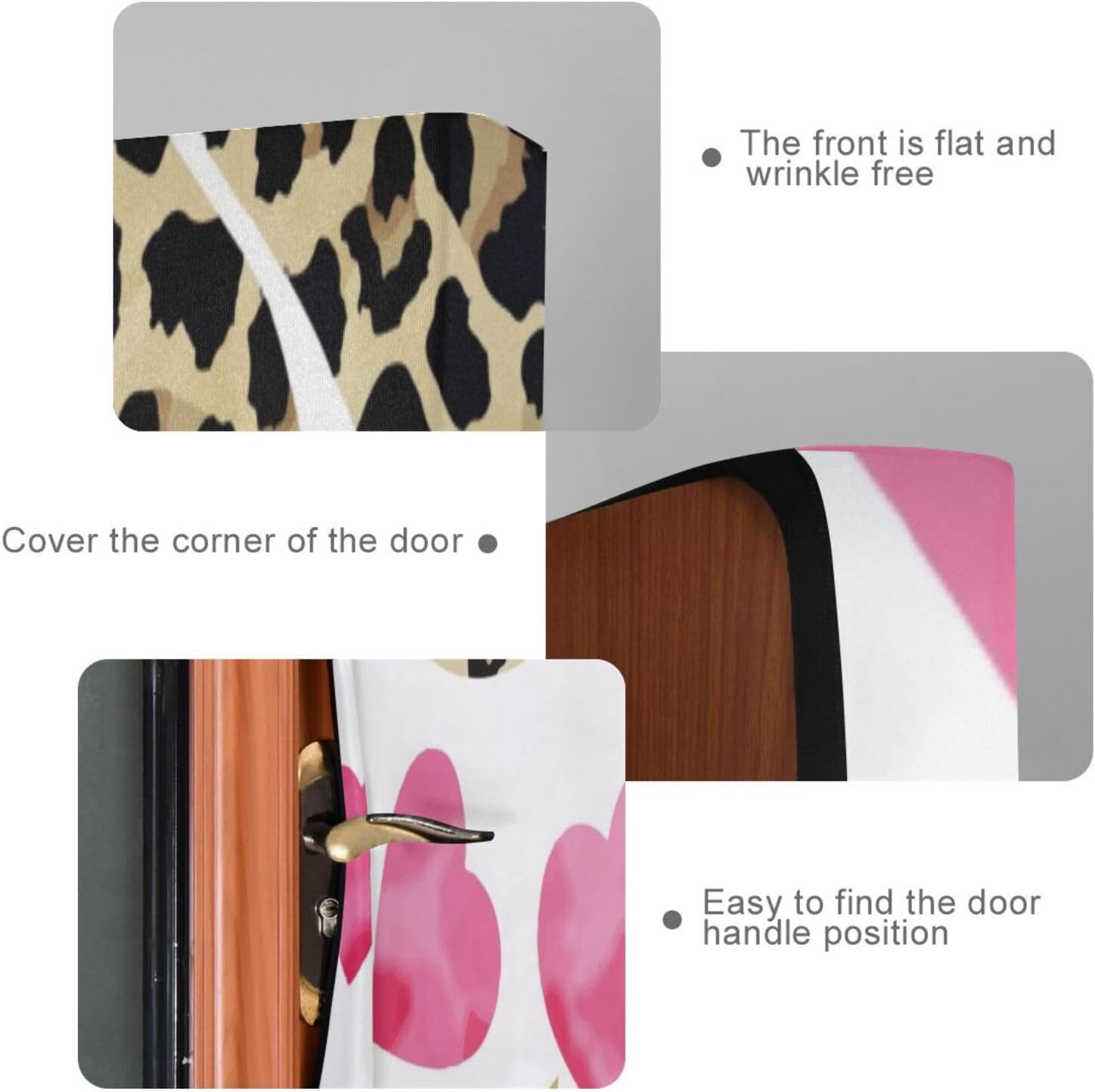 Susiyo Leopard Design Halloween Door Cover 32x79 in