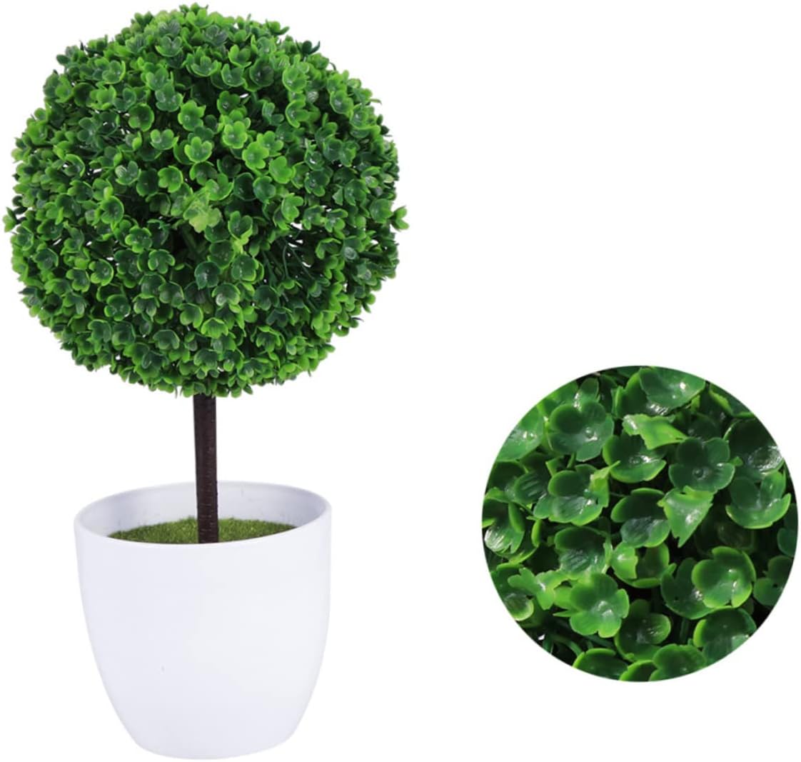 6pcs Artificial Topiaries for Home Office Window Sill Decor