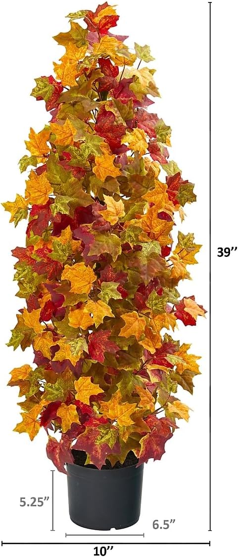 Nearly Natural 39in Autumn Maple Artificial Silk Tree