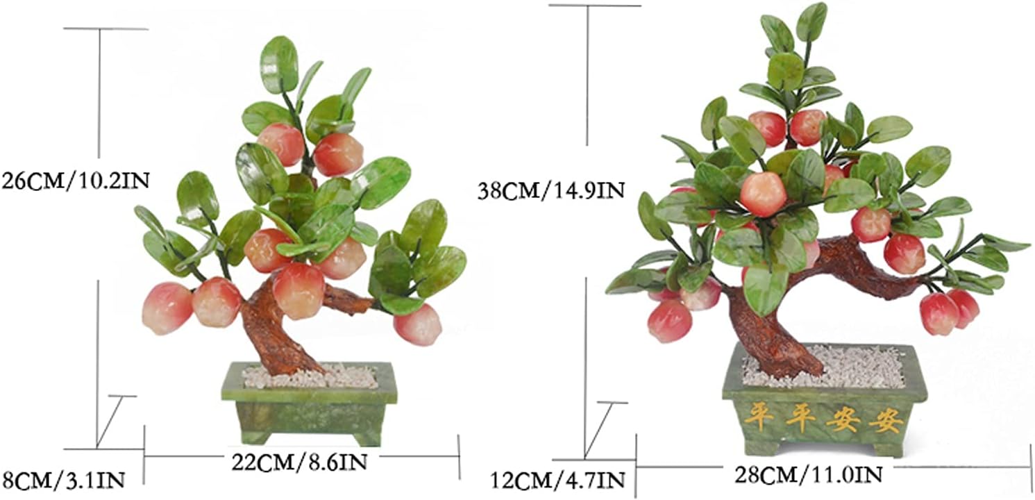 Artificial Jade Bonsai Tree for Home Office Decor