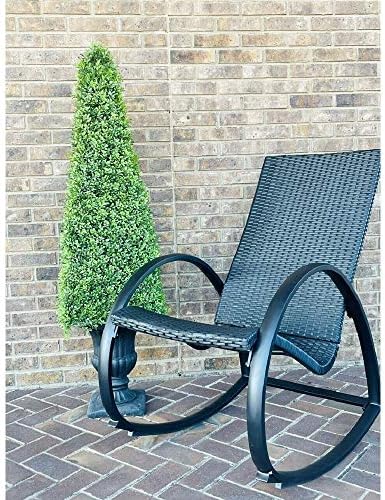 60 Inch Plastic Boxwood Topiary Urn Green