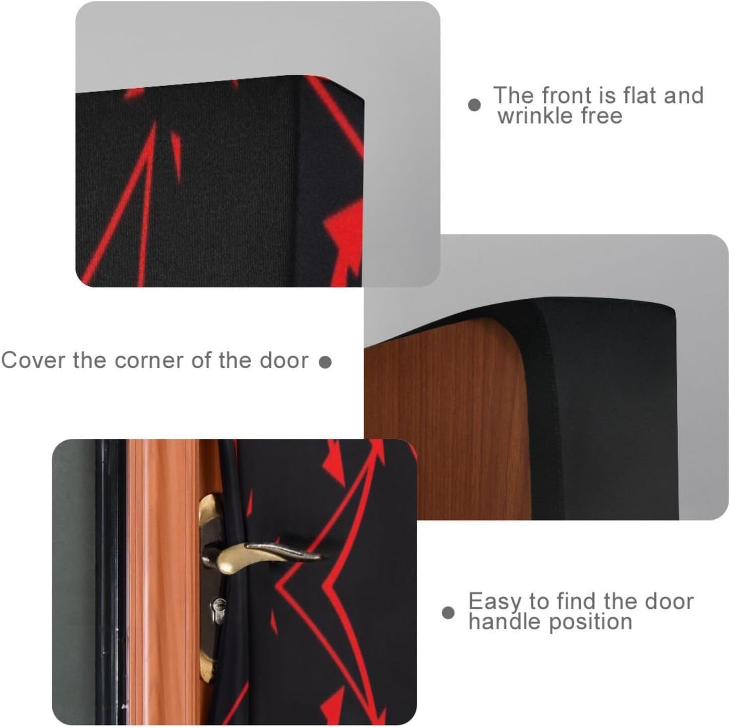 Susiyo Red Line Segment Halloween Door Cover