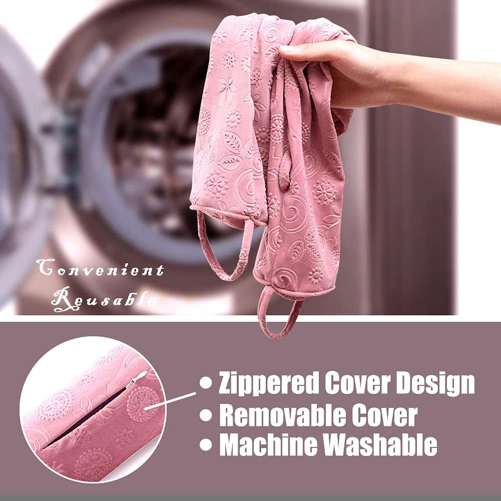 DreamQuil Weighted Door Draft Stopper 36 Inch Pink