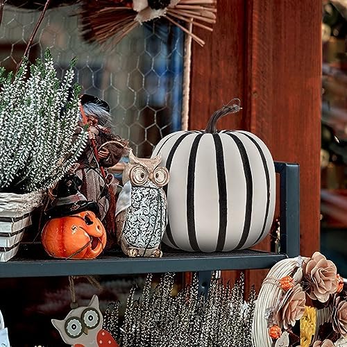 Kepfire 7 Inch Extra Large Artificial Foam Pumpkin White