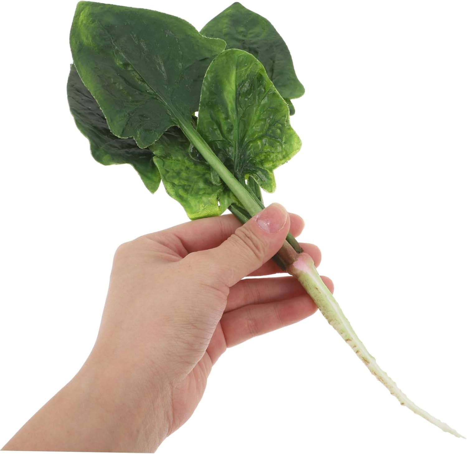Realistic Artificial Spinach Decor for Home Kitchen