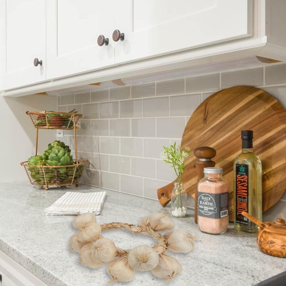 BESPORTBLE Garlic Hanging Strings for Home and Halloween Decor