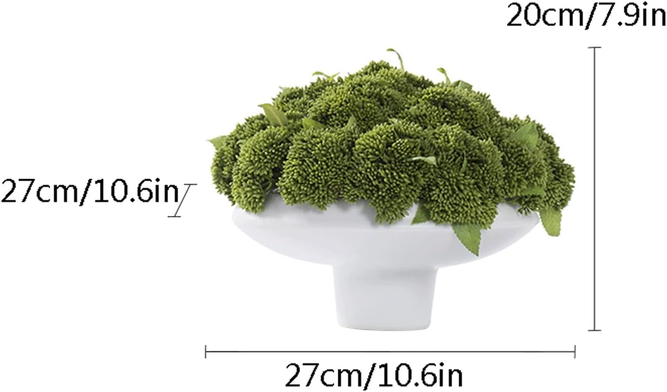 SUNESA Artificial Topiary with White Ceramic Pot