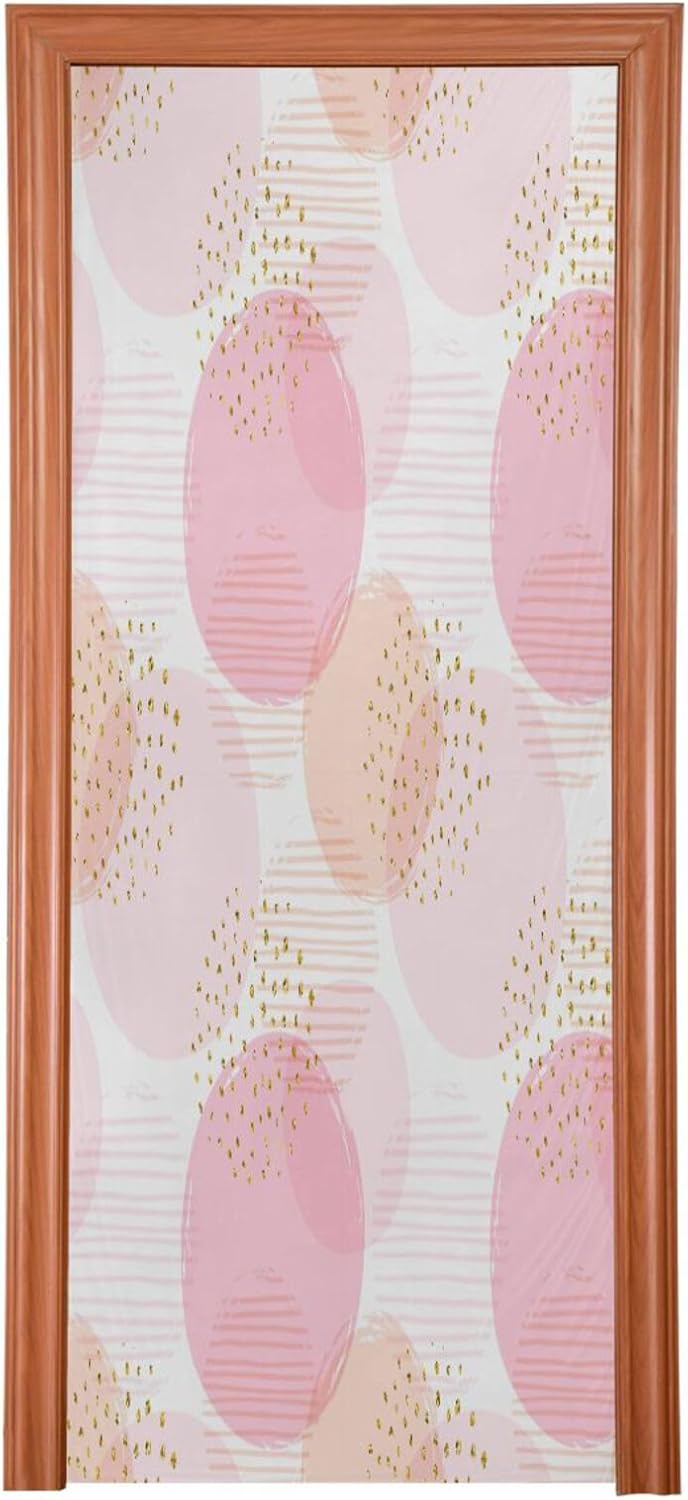 Susiyo Modern Abstract Halloween Door Cover 32x79 in