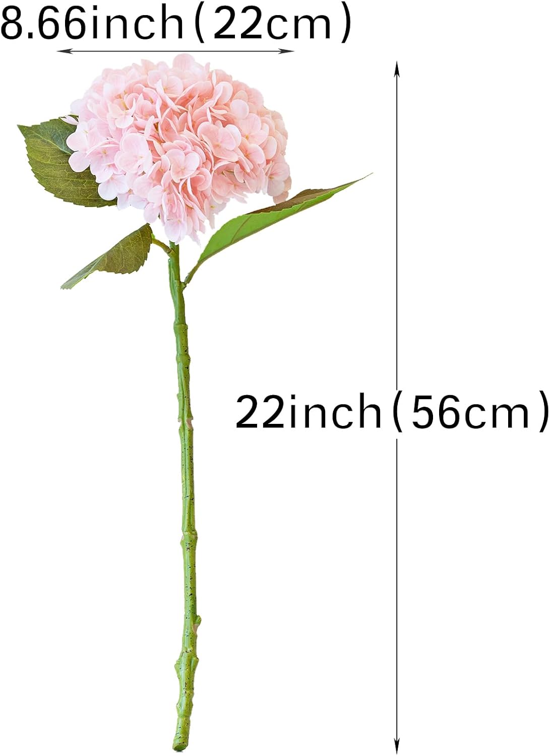 3PCS 22 Inch Realistic Artificial Hydrangea Flowers