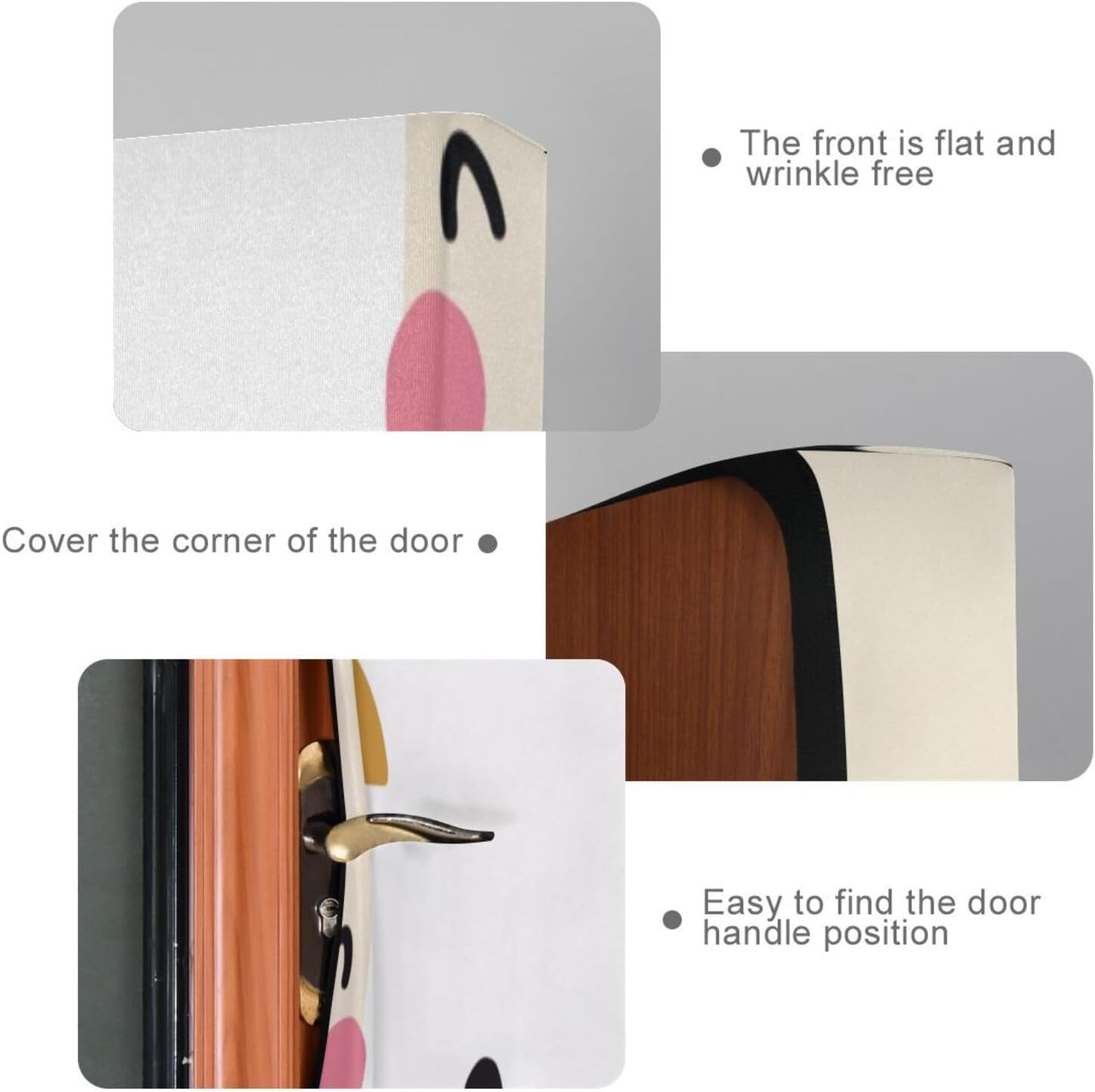 Susiyo Cute Animals Halloween Door Cover 32x79 in