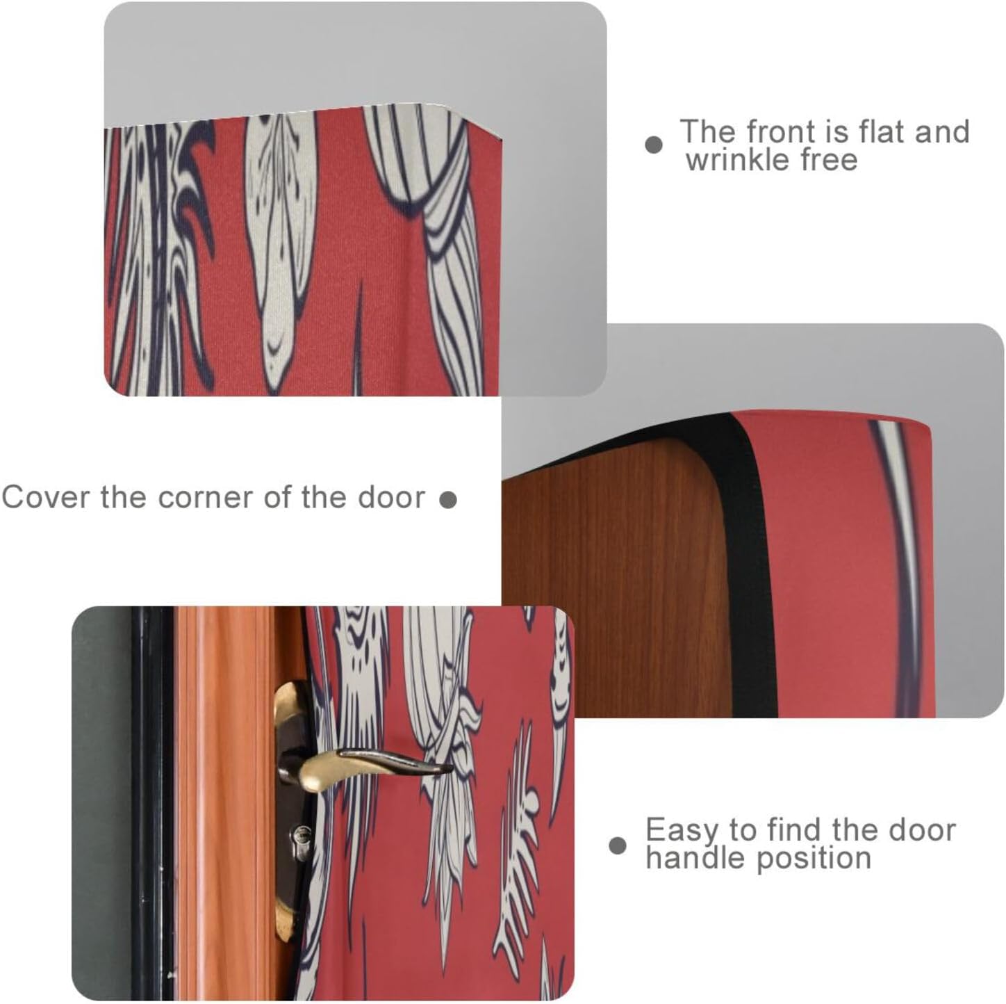 Susiyo Chinese Dragons Red Halloween Door Cover