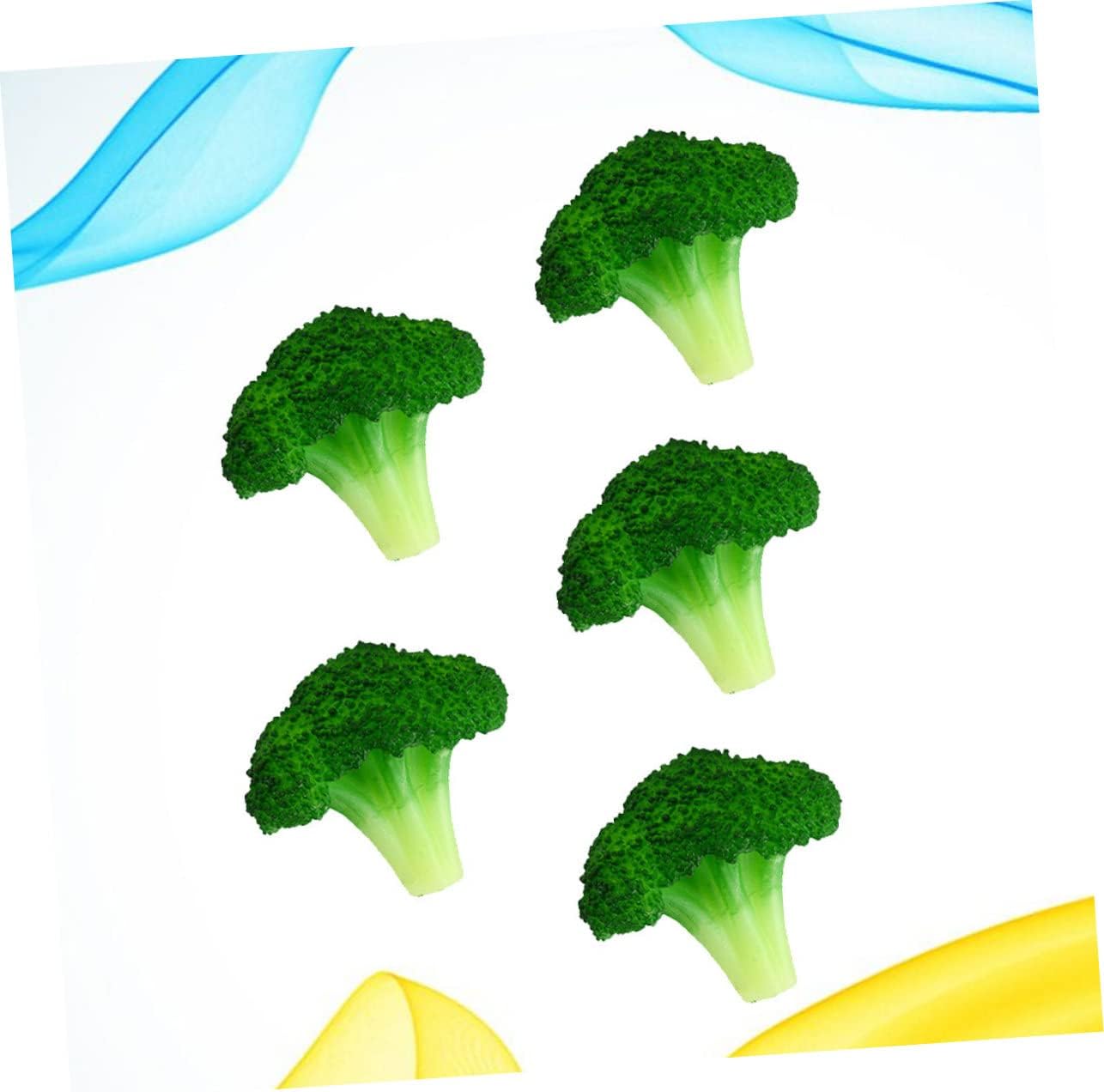STOBAZA 10pcs Realistic Broccoli Artificial Decor Display Props