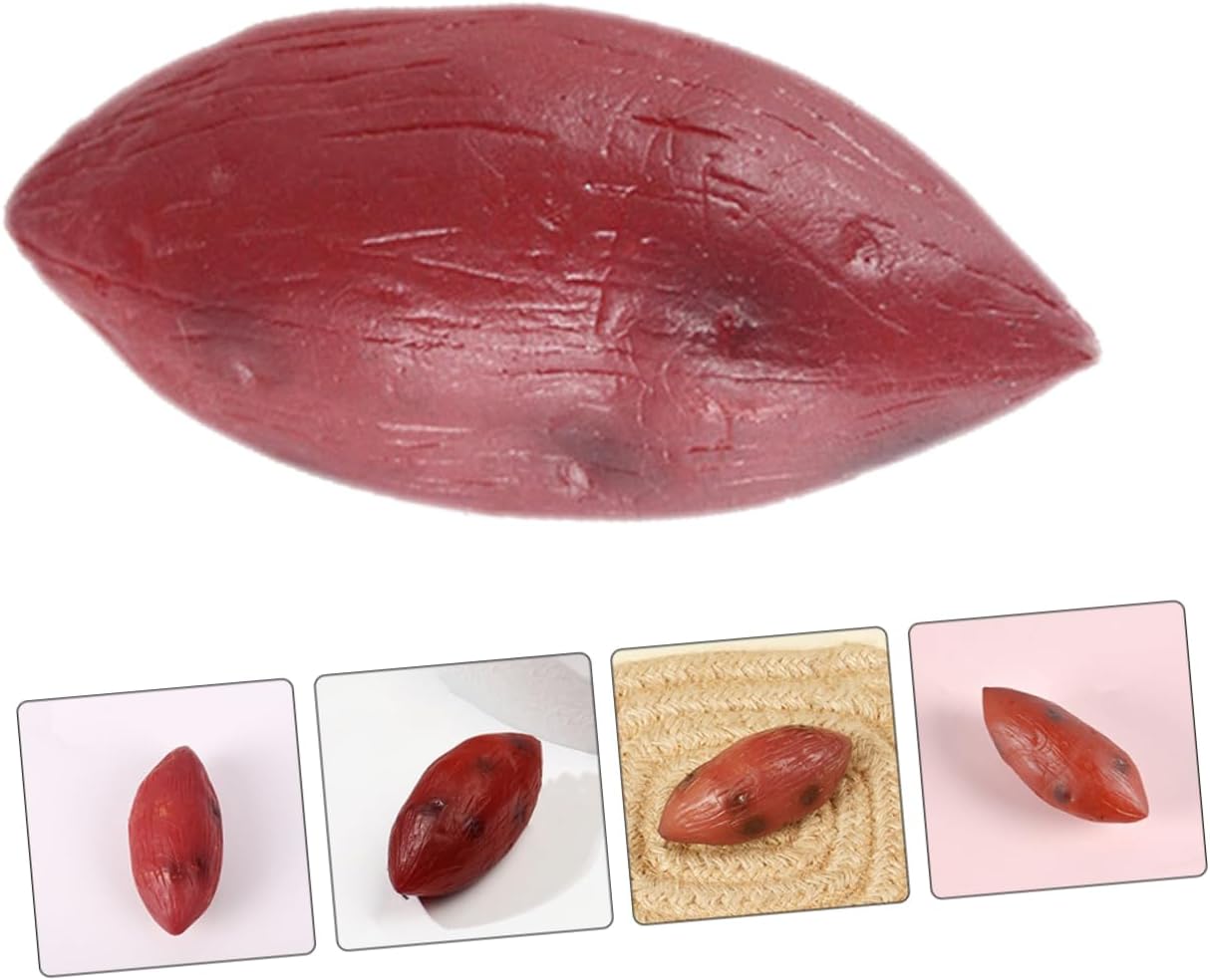 Kisangel 5pcs Lifelike Fake Sweet Potato Models