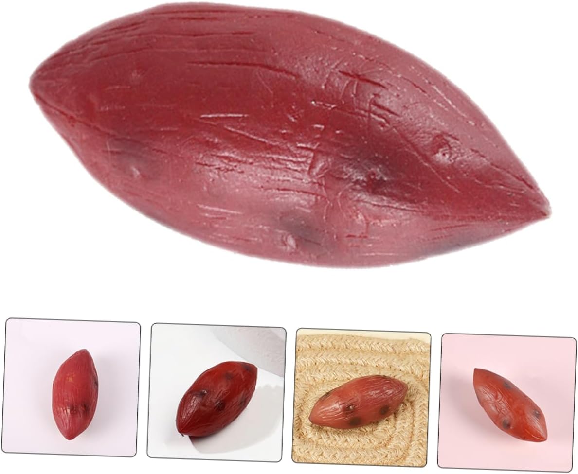 Sosoport 5pcs Realistic Artificial Sweet Potato Decorations