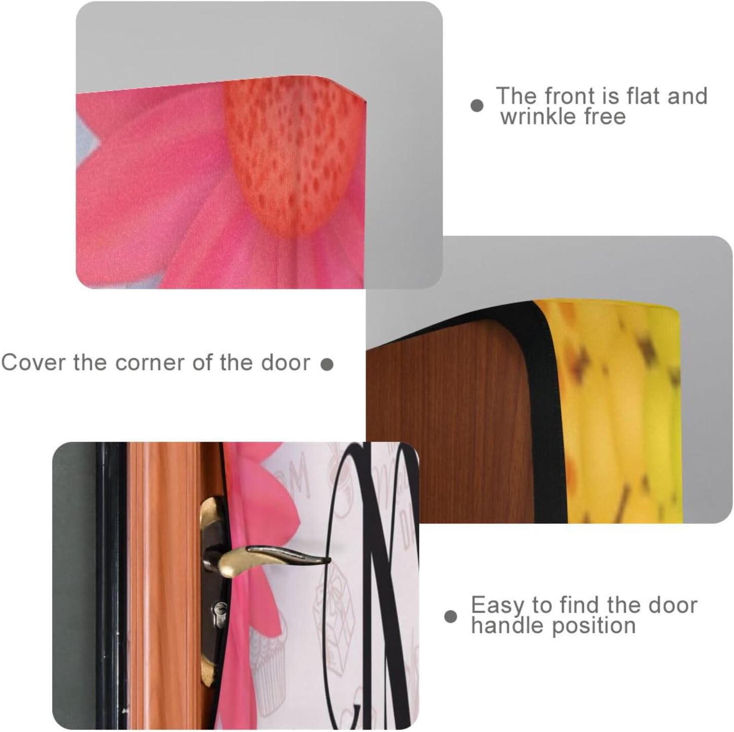 Susiyo Stretch Flowers Door Cover for Mothers Day