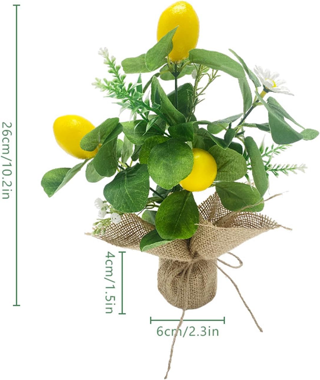 Ddewing 102in Artificial Lemon Tree Decorations