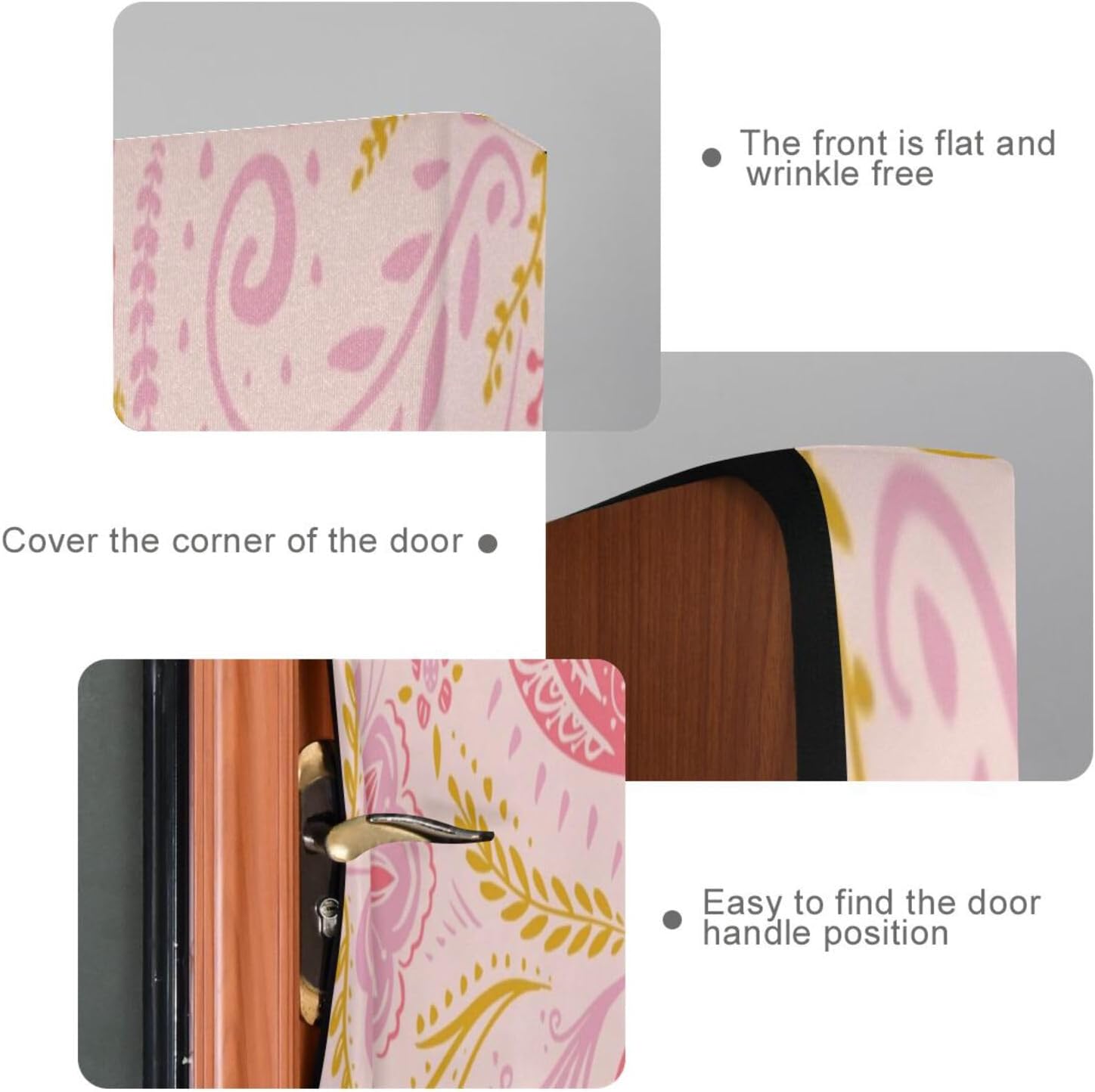 Susiyo Art Floral Butterfly Halloween Door Cover