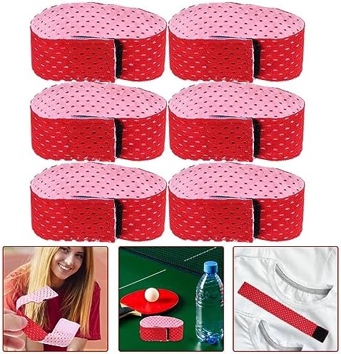 Sosoport 6pcs Adjustable Sleeve Ties for Sports