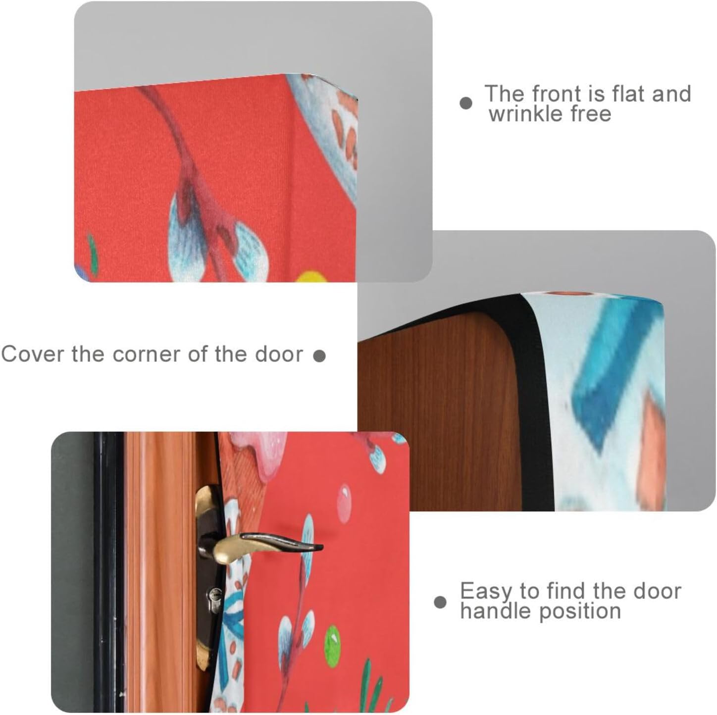 Susiyo Stretch Fabric Christmas Door Cover 32x79 in