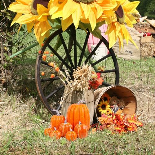 Keebgyy Artificial Pumpkin Ornament Set