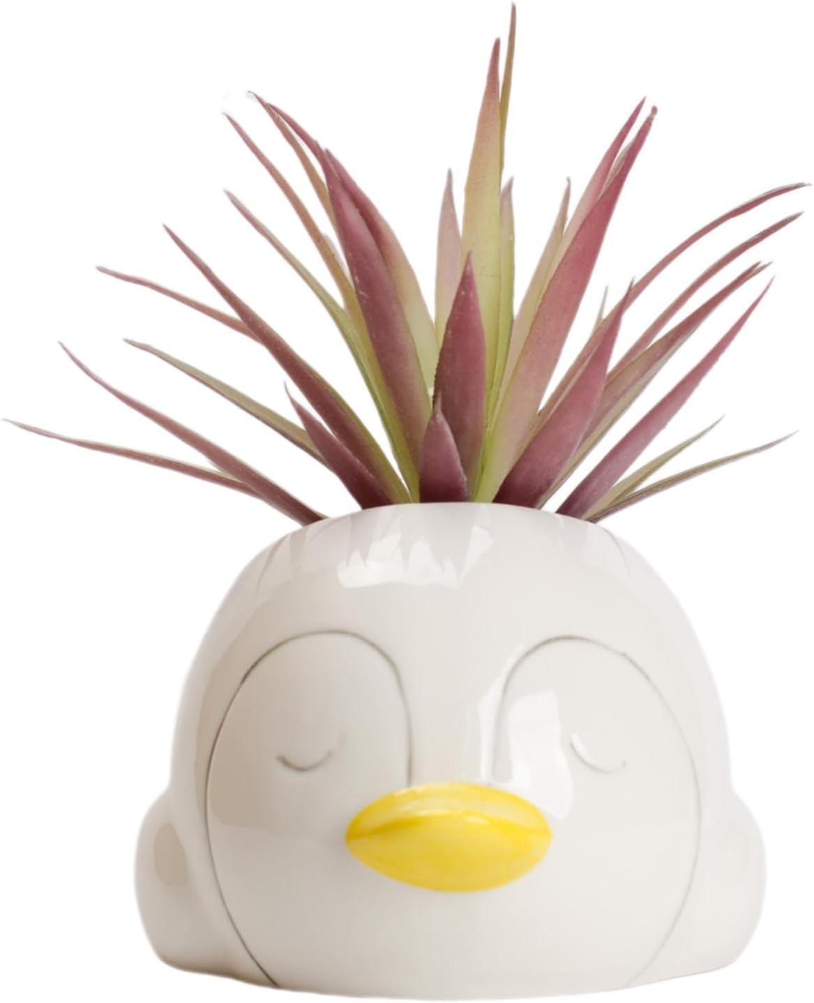 Cute Artificial Penguin Plant Basin for Home Decor