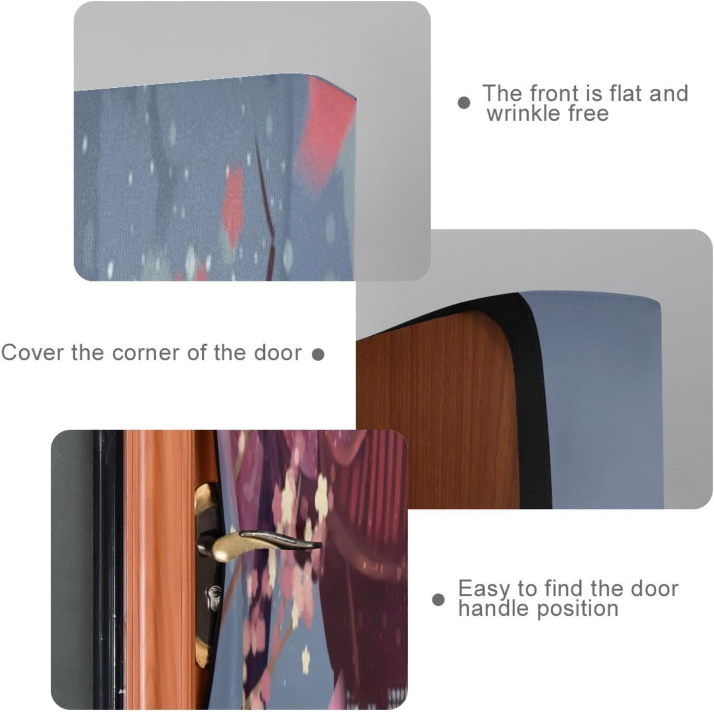 Susiyo Wonderland Halloween Door Cover Stretch Fabric 32x79 in