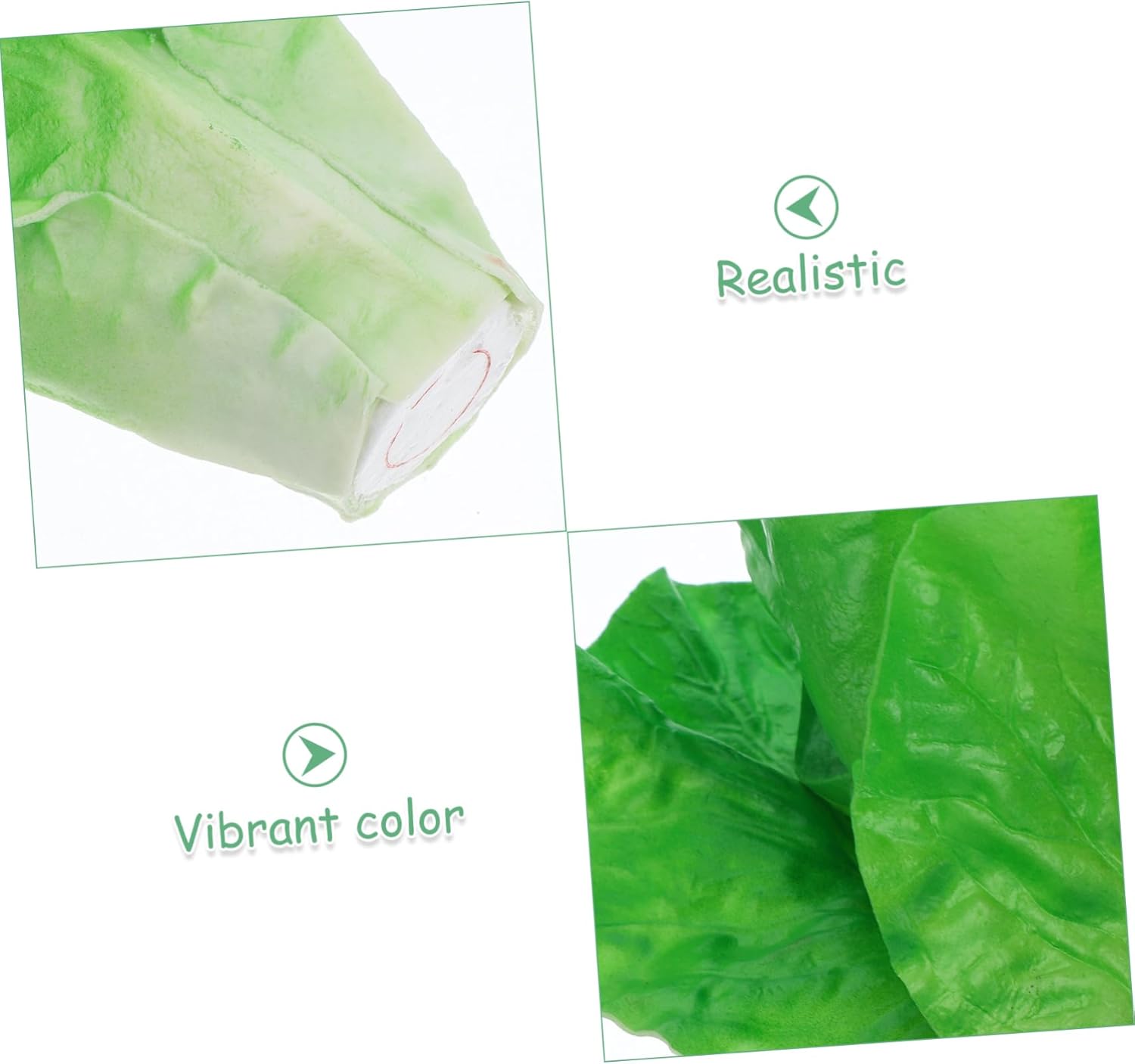 Luxshiny Realistic Lettuce Artificial Vegetable Decor No Maintenance
