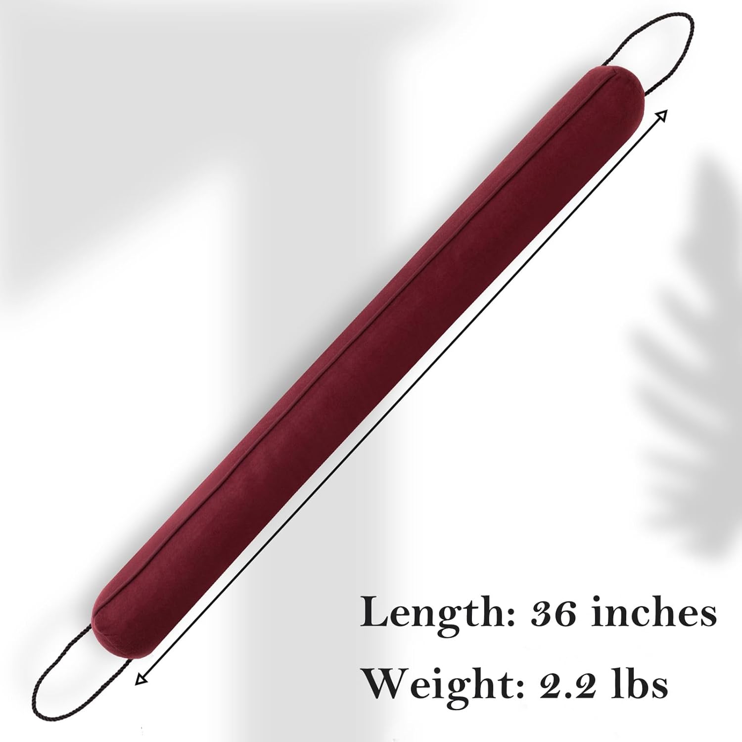 Sunolga 36 Inch Door Draft Stopper with Red Cover