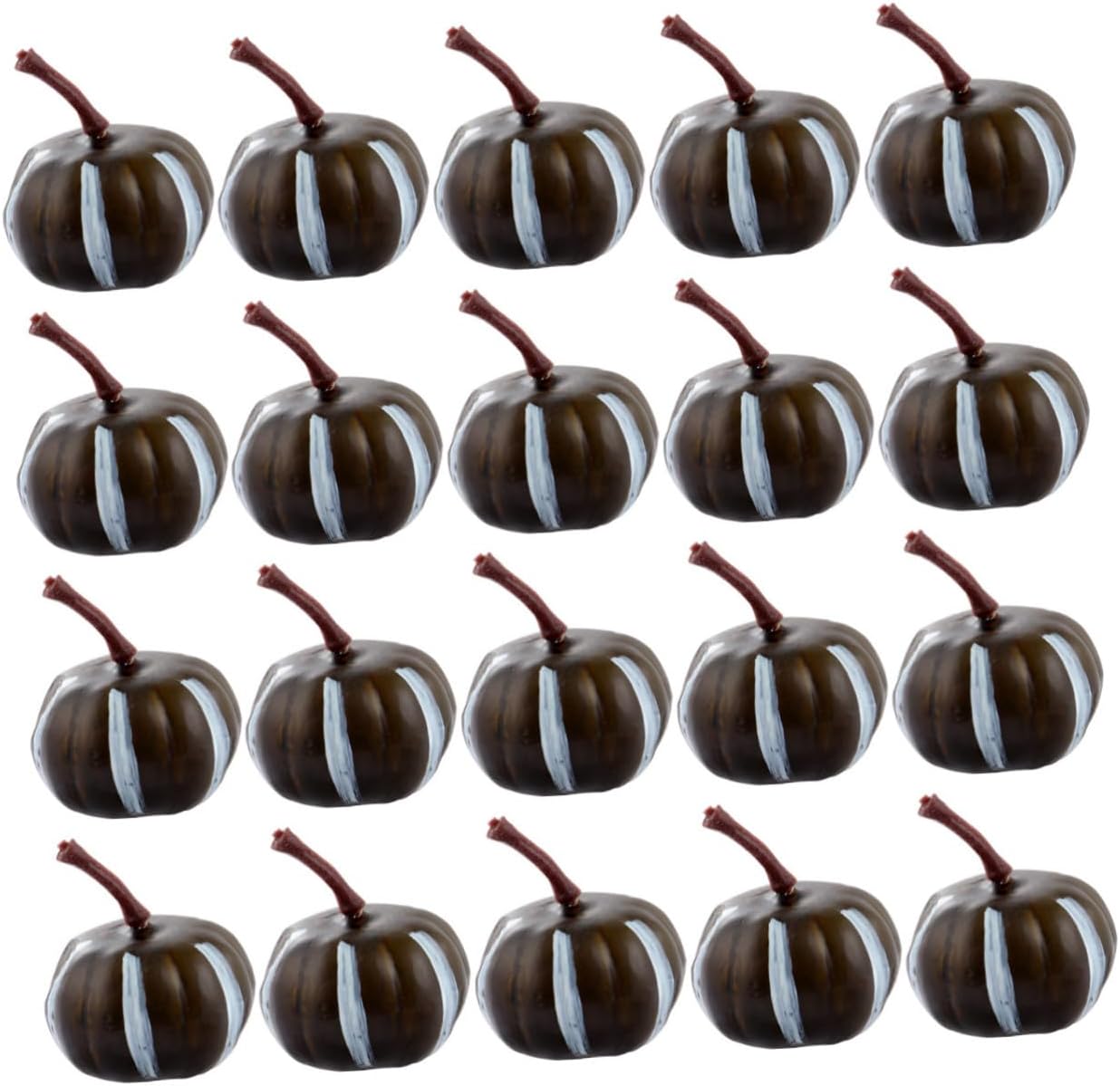 20pcs Artificial Mini Pumpkins Halloween Decoration