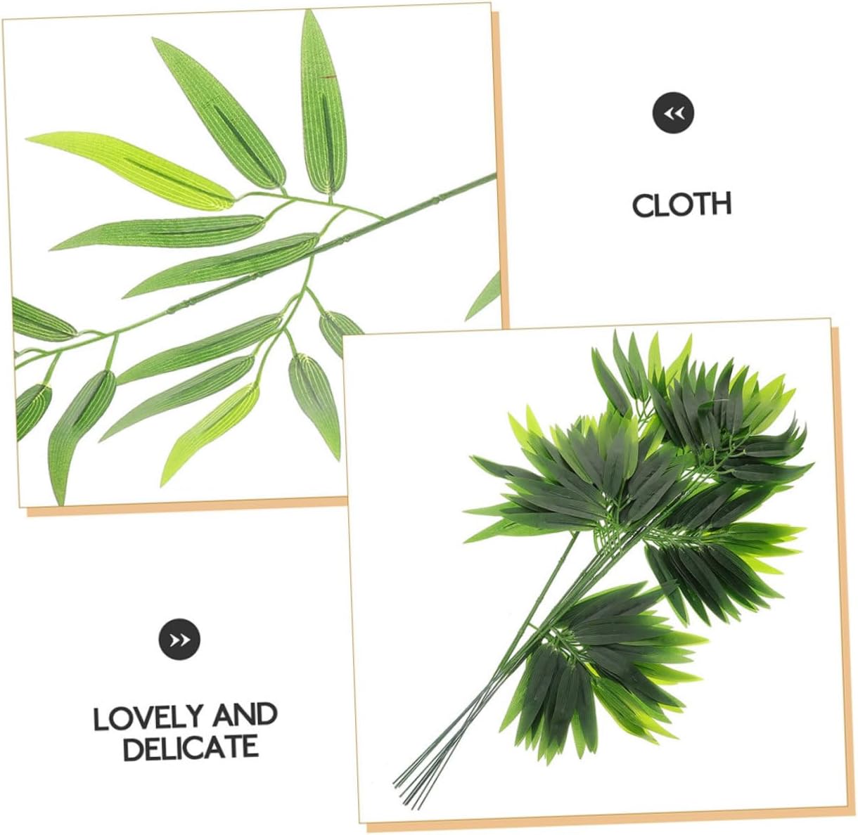 20pcs Fake Leaves Decorations for Pipe and Duct Covering