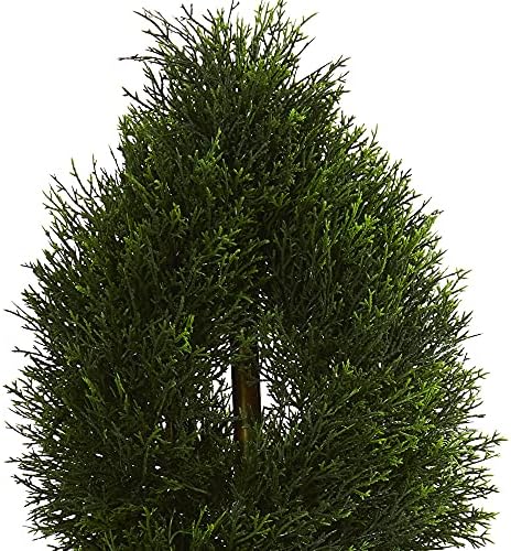 Nearly Natural Double Pond Cypress Spiral Artificial Topiary Tree